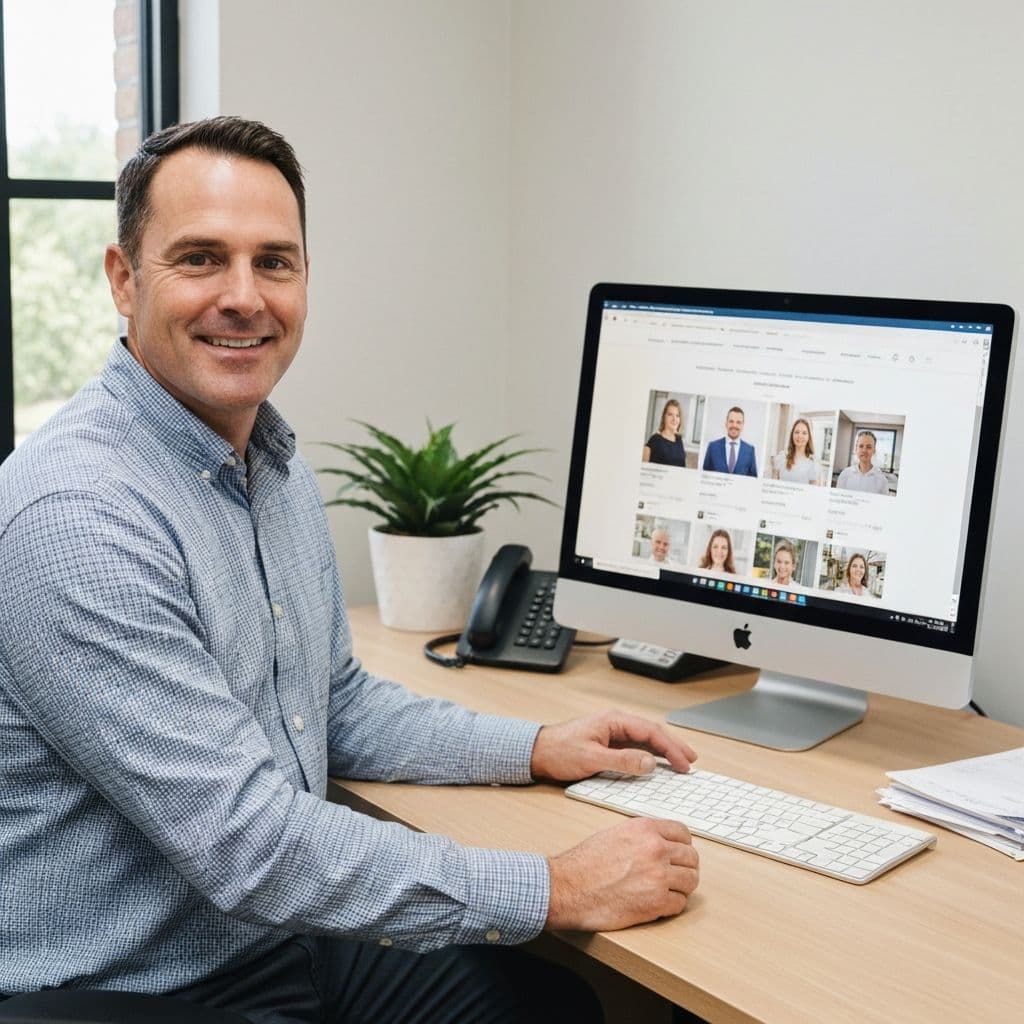 Real Estate Broker Website Design example