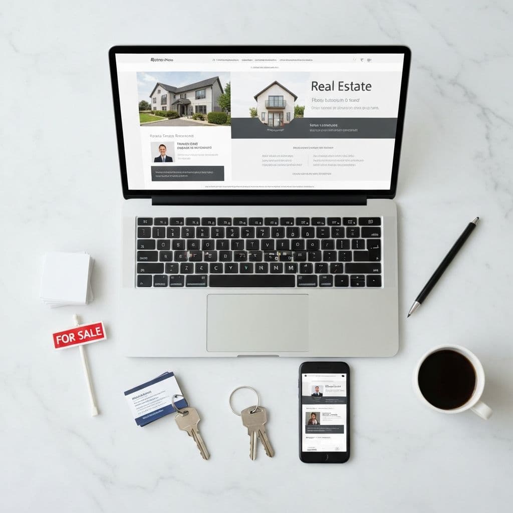 Website for Real Estate Agents example